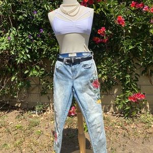 Pacsun Floral Jeans